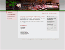 Tablet Screenshot of metzgerei-kefer.de